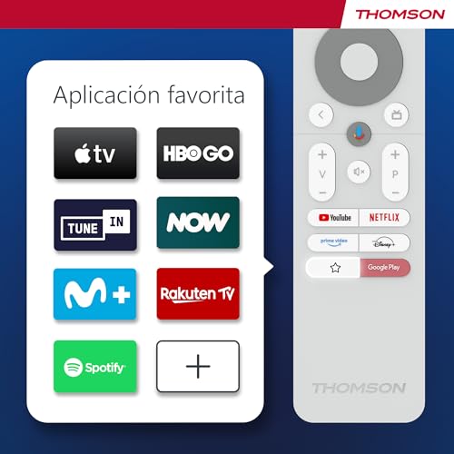 Thomson 43 Zoll (109 cm) 4K Ultra HD Weiß Smart Android TV, Google Assistant, Wi-Fi, Dolby Digital, Bluetooth, Triple-Tuner (Kabel,Satellit,Antenne), HDMI, CI+, A+ Panel - 43UA5S13W