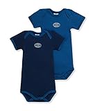  Petit Bateau Baby-Jungen 2P MC Body, Blau (Special Lot 00), 80 (Herstellergröße: 12m/74cm) (2er Pack)