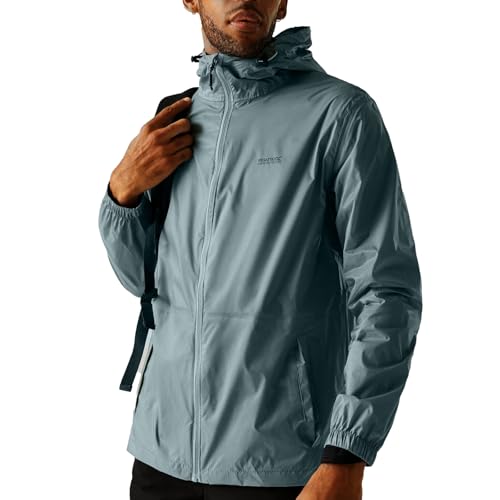 Regatta Herren Pack It III wasserdicht Jacke und Tasche atmungsaktiv packbar Raincoat