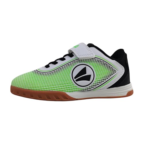 JAKO Unisex Kinder J-SI Course Ev Hallenturnschuh, White Neon...