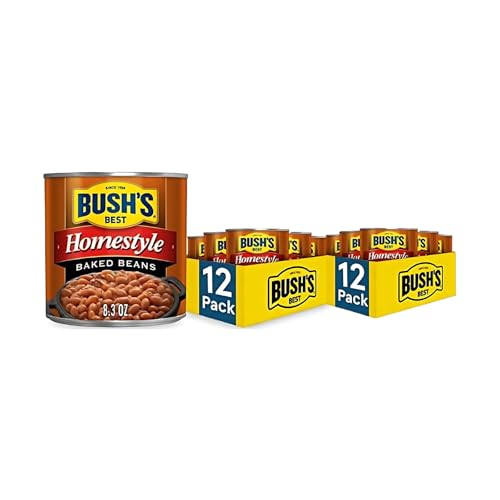 Bush’s Best Baked Beans, Homestyle Seasoned Beans In Savory Sauce