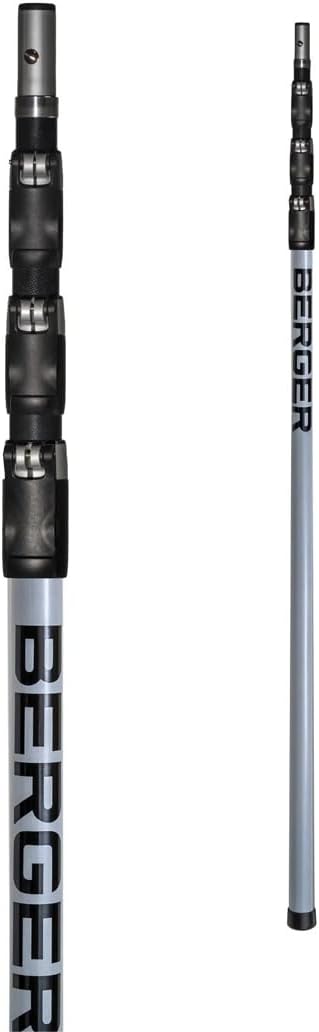 BERGER ArboRapid Telescopic Pole Saw Set – 4-Part Professional Arborist Tool, Extends from 5.7 to 20.3 Ft, Japanese-Style Curved Blade, Carbon Fiber & Fiberglass Design – 76049