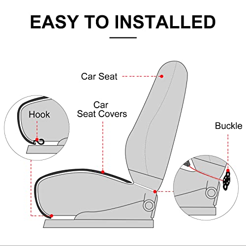 Surpassme Padded Car Seat Cover