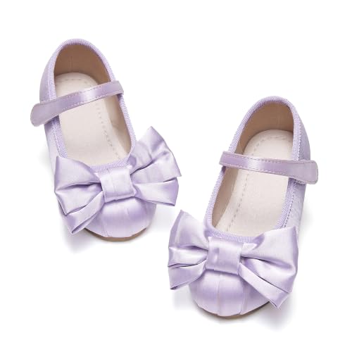 Image of GINFIVE Toddler Girls Dress Shoes Little Girls Mary Janes Ballerina Flats Shoes Toddler
