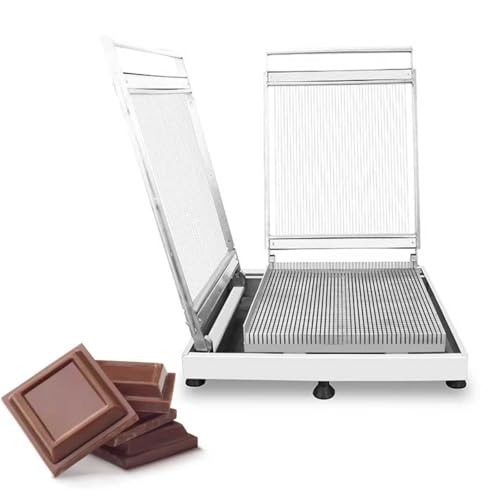 Cortadora de chocolate, cortador de cubos ajustable resistente con alambre de acero inoxidable, herramienta de cocina para hornear chocolate y queso