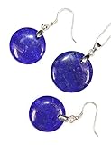  Parure de bijoux pendentif Piacevuli faite main en lapis-lazuli classe 1A, Lapis Lazuli, Lapis lazuli