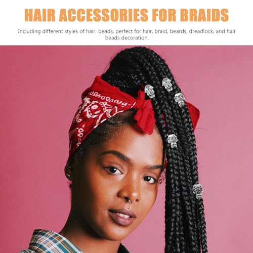 Accesorios para cabello trenzado de aleación con acabado retro 3