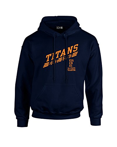 Cal State Fullerton Titans 50/50 Blended 8 oz. Hooded Sweatshirt, XL