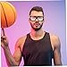 BIUDECO Basketball Goggles Sports Glasses Shockproof Frame Tinted Safety Glasses Men Sports Sunglasses Windproof and Comfortable