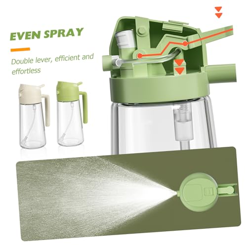 Botellas de vidrio rociadoras de aceite Mobestech de 2 piezas para cocina saludable 6
