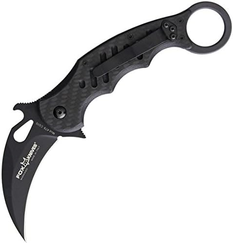 Fox FOX479CG10-BRK Karambit Linerlock CF/G10 Knife