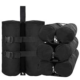 Sand Weight Bags(140lbs) for Pop up Tent,1680D Heavy Duty Weights Sand Bags for Outdoor,Set of 4