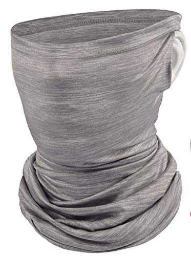 CarbonEnmy  Pañuelo unisex multifunción, bufanda, bufanda, ciclismo, exterior, bandana, transpirable, elástico, para la escuela solar, gris