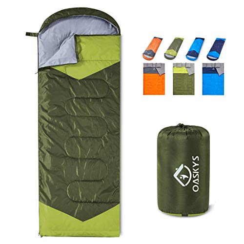 Oaskys Camping Sleeping Bag 1 Single Sleeping Bag & 1 Double Sleeping Bag thumb #2
