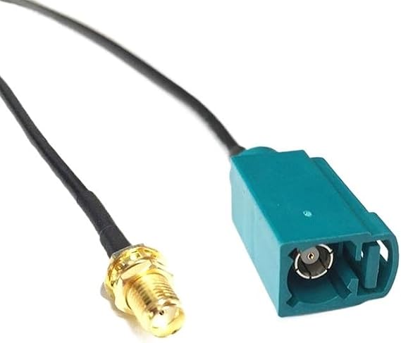 LIHUA Fakra Z Female to SMA Male Plug Jack Coaxial Connector Pigtail Cable RG174 20cm 8 Neutral Coding SMAJ-Fakra,20CM