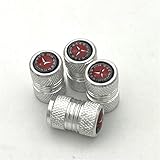 【SCHUTZ】Sorgt für einen stabilen Reifendruck für sicheres Fahren, schützt den Ventileinsatz und verhindert Korrosion durch direkten Kontakt mit Erde, Wasser und Schnee. Die Gummidichtung im Inneren verhindert Luftlecks und hält Schmutz, Ruß und Staub ab.