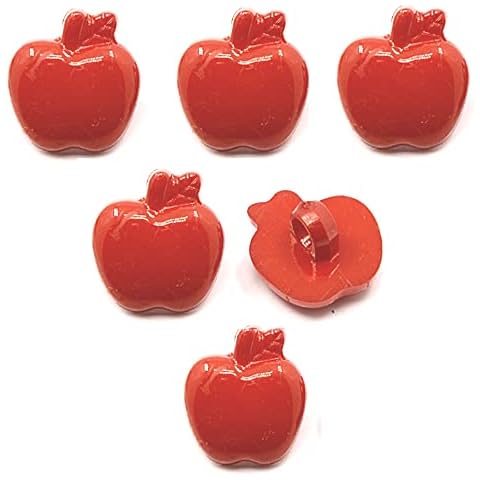 Boutons acryliques pomme rouge - Boutique d'isacrea Cover