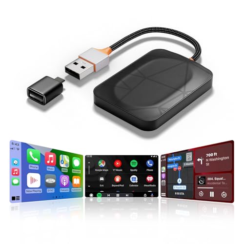 Adaptateur CarPlay sans fil pour connecter votre smartphone en voiture au quotidien
