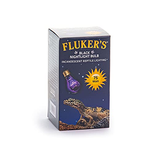 Fluker's Black Nightlight Bulbs For Reptiles 75 Watt #TOP1