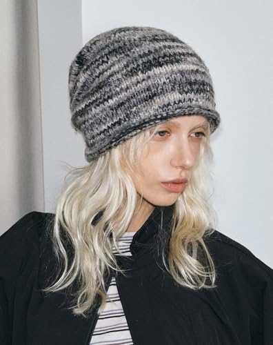 Bonnet tricoté ample doux et chaud pour un hiver cocooning Y2K