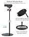 Etour Webcam Stand for Desk, with 360 Ballhead, Heavy Base Height Adjustable Tripod for Logitech Webcam C922 C930e C920 C615 C960 C920x BRIO 4K NexiGo N60, Phone Mount, Gopro with 1/4
