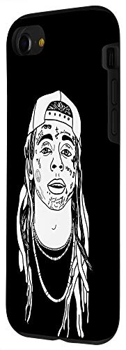 Iphone Se (2020) / 7 / 8 Lil Wayne Illustrated Face Case #TOP1