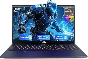 NIMO 15.6" IPS FHD-Gaming-Laptop, 8 Cores AMD Ryzen 7 6800H 16GB DDR5 RAM 1TB SSD (Beat i7-12700H, Up to 4.7GHz) AMD Radeon 680M GPU-Computer with 100W GaN Type-C Backlit Keyboard Fingerprint