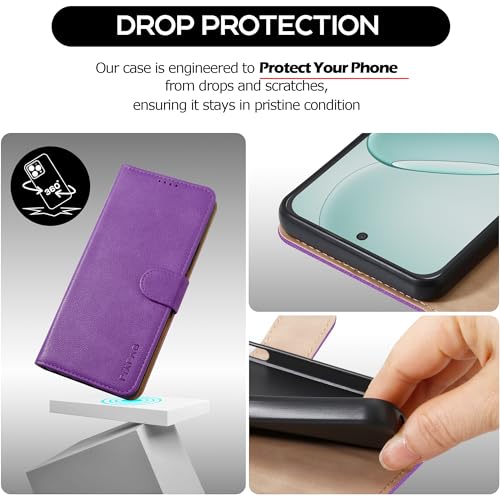 Étui portefeuille Oppo A6 Pro 5G protégeant contre le RFID