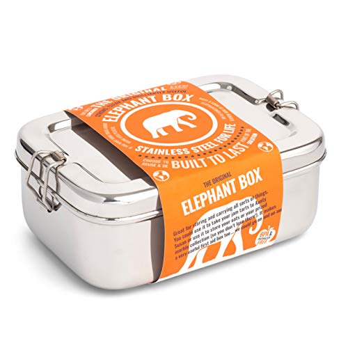 Elephant Box Large Stainless Steel Lunchbox 2L