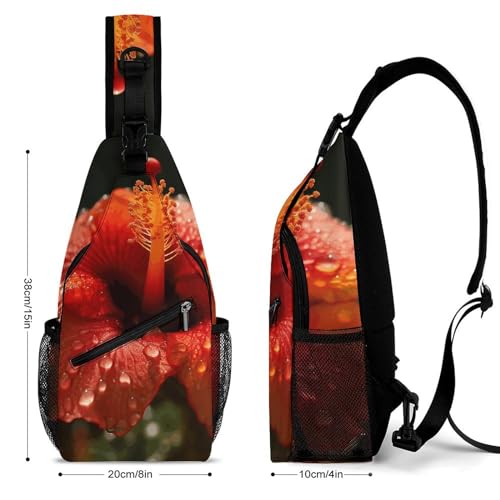 Bolso cruzado estilo sling para viaje y senderismo 38x20cm miniatura 2