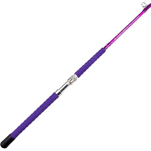 ANCIENT MARINER Catfish Fishing Rods 7’6 Glow in The Dark Ancient Mariner The Challenger Casting Rod, Medium Heavy
