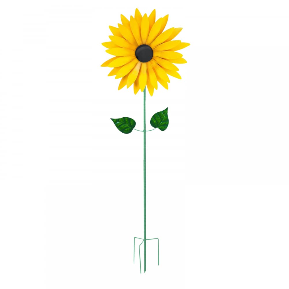 YXSH Girasol Jardín Al Aire Libre Giratorio Molino De Viento De Hierro Forjado Girasol Molino De Viento Molino De Viento De Hierro Forjado
