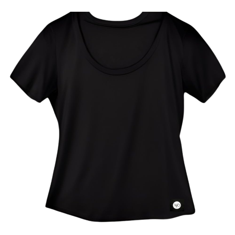 Womens Organic T Shirt Fair Trade Scoop Neck Tee