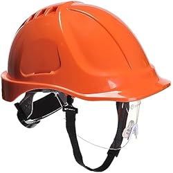 Casco De Seguridad Naranja Portwest PW54 Endurance Plus Casco de Seguridad con Visera Naranja