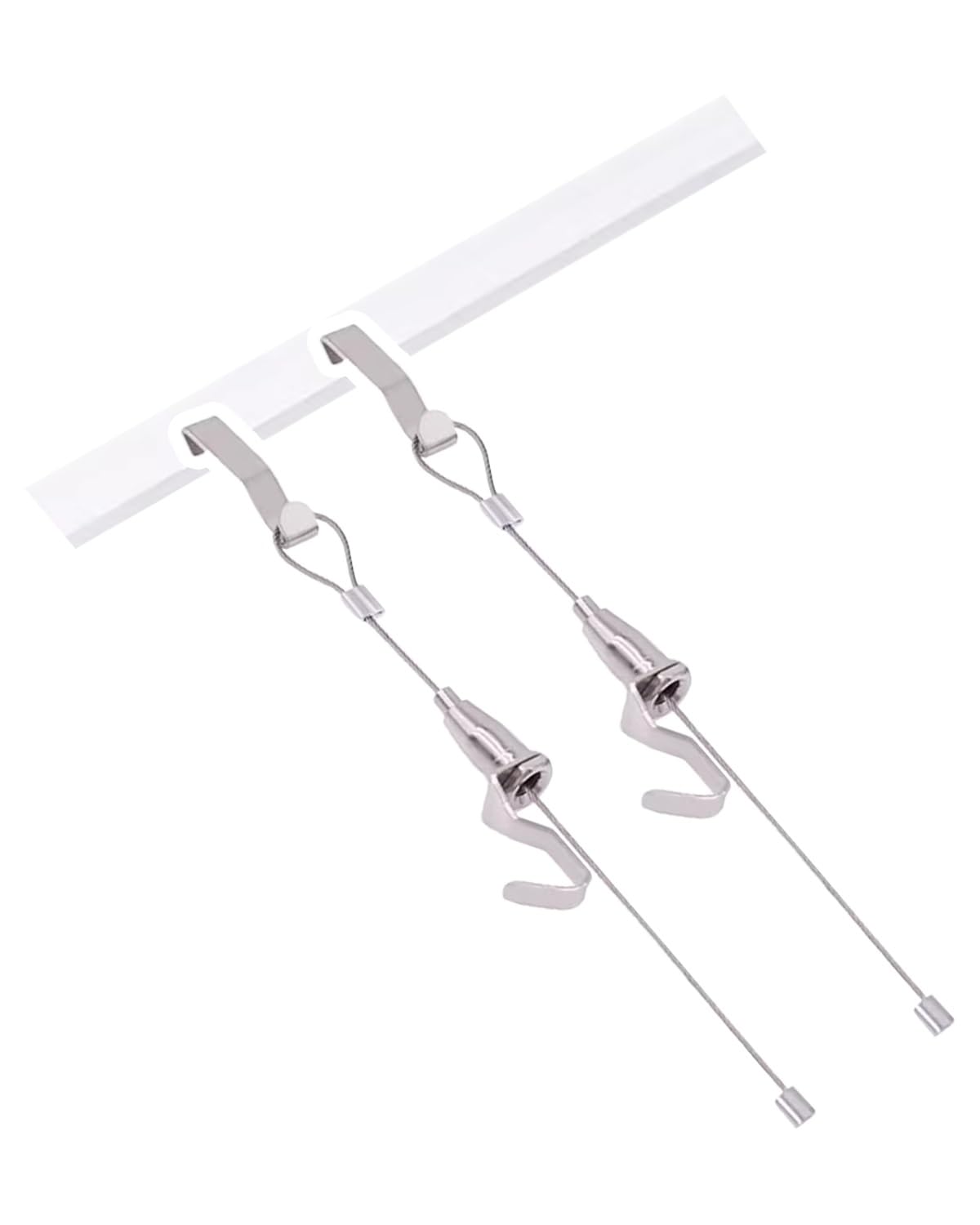 Colgar Cuadros Riel de Pared para Cuadros de Biblioteca de Oficina, Sistema para Colgar Cuadros: Exhiba Obras de Arte Infantiles, Kit Decorativo para Colgar Fotos Verticales en La Pared.(48"/122cm Tra