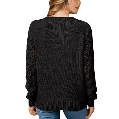 Image of ZAFUL Women's Cropped Sweater V-Neck Long Sleeve Pullover Jumper Knit Top | Crop Length, Ribbed Knit, Double V design, White sweater, Raglan sleeves, lantern sleeve, Fall & Winter, Loose fit, Oversized