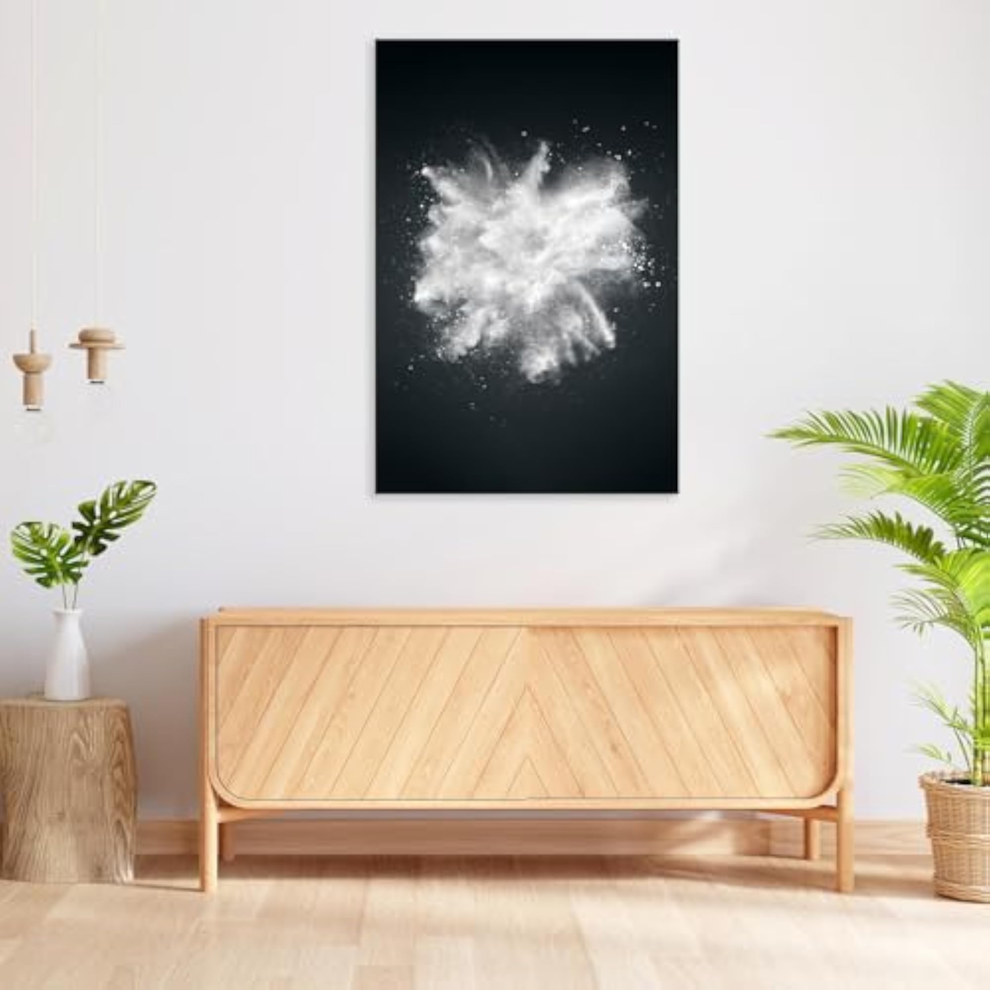 White Cloud Peel & Stick Vinyl Wall Sticker