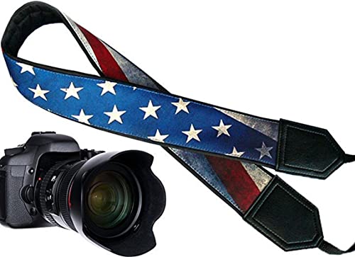 Tech Deals 🔥 US flag camera strap-Independence day Vintage America flag camera strap. Black DSLR / SLR Camera Strap. Durable, light weight and well padded camera strap. Best Cyber Deals 🔥 US flag camera strap-Independence day Vintage America flag camera strap. Black DSLR / SLR Camera Strap. Durable, light weight and well padded camera strap.