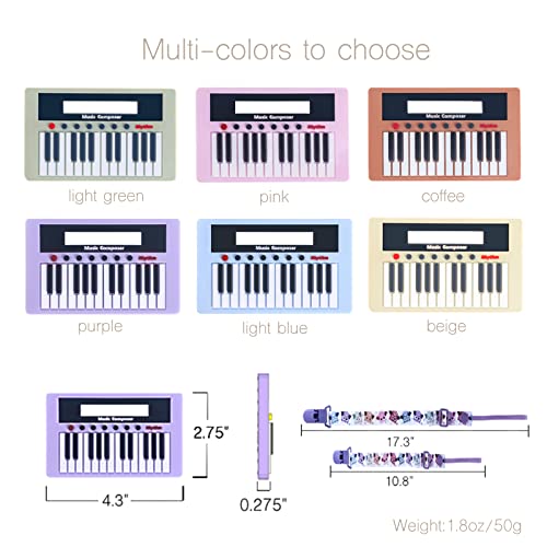 Unique Cute Silicone Newborn Baby Girl Shower Gifts Piano Teething Toy- Black And White High Contrast Visual Stimulation Development Hanging Teether For Crib Gym-0-3 0-6 6-12 Months Infant Gum Relief #TOP5