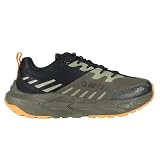 HI-TEC – Zapatillas Trail Running Hombre Hardcross Low | Zapatillas Trail Hombre Transpirables, Calzado Montaña, Ligero y Cómodo | Suela de Caucho con Agarre, Antihumedad | Olive/Black/Sun Orange, 45