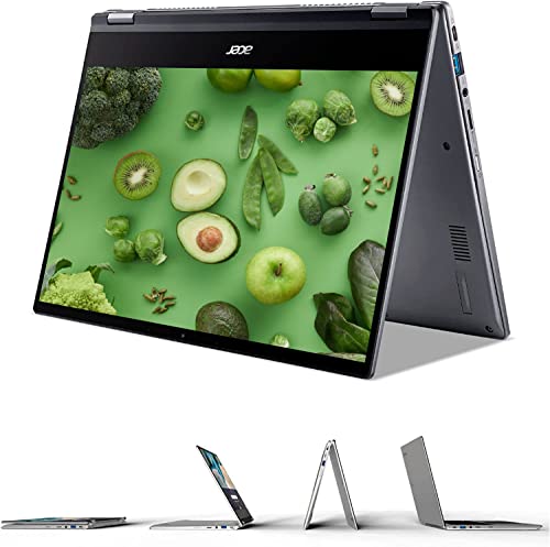 Acer Chromebook Spin X360 Laptop, 14" Fhd 2In1 Touchscreen Convertible, Amd Ryzen 3 3250C, 8Gb Ram, 256Gb Storage(128Gb Emmc Ssd+128Gb Msd Card), Backlit Kb, Chrome Os W/Gm Accessories #TOP9