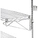 Nexel Poly-Green Wall Mount Wire Shelf, Additional Level 72"W x 18"D