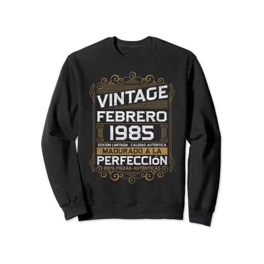 Febrero 1985 Vintage Regalo 38 Años Cumpleaños Hombre Sudadera