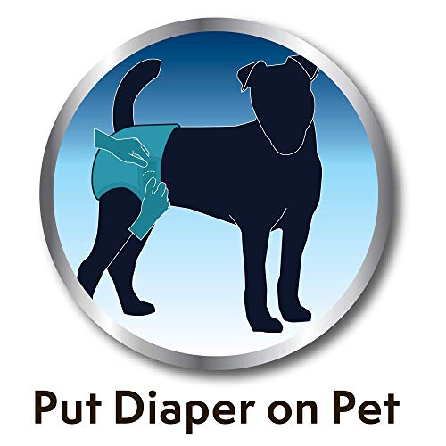 Simple Solution Einweg-Hundewindeleinlagen Ultra-Absorptionsfähigkeit, 22er-Pack