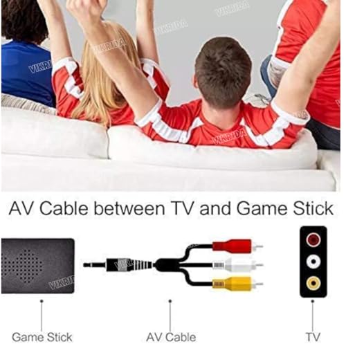 Image of VikriDA Geniun Quality Extreme Mini Plug and Play Wireless Game Box HD 1080p TV Retro Video Game for Kids 620 Extreme Mini Game Box 8 Bit Retro Games for up to 2 Players