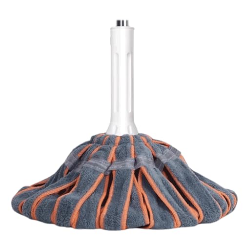 Práctico Fregona de Acero Inoxidable, Sistema de Limpieza de Suelo, fregona húmeda Seca extraíble portátil, Uso para Suelos de Madera, Laminado de Madera Dura Versátil
