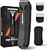 MAXGROOM Depiladora Corporal Hombre con Luz LED, IPX7 Waterproof Rating, Rasuradoras para Hombre，Afeitadora Ligera para El Cuerpo y Las Zonas íntimas Masculinas
