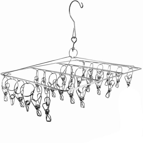 Varal Aço Inox Suspenso Meias Calcinha e Roupa Intima Apartamento...