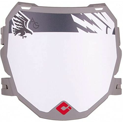 Altezza: 160 mm ODI Targhetta unisex per adulti, grigio, 160 mm