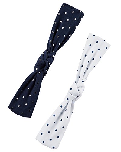 Carter's Little Girls' 2-Pack Headwraps, 3+